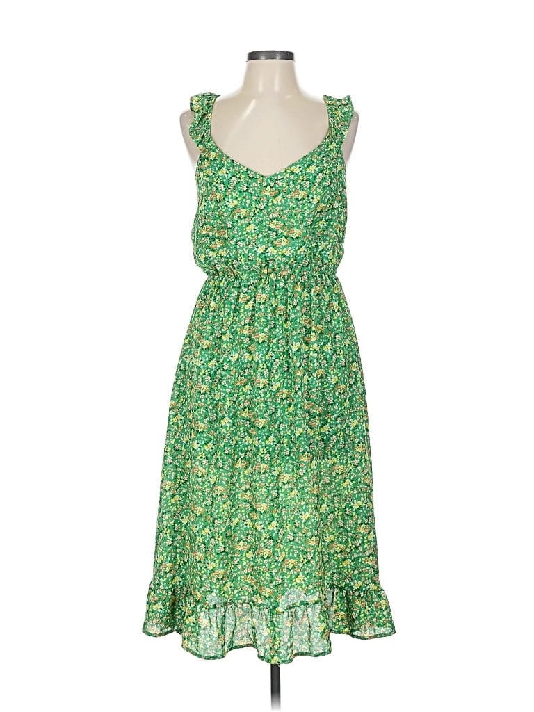Pre-owned Jessica Simpson Casual Dress In Green