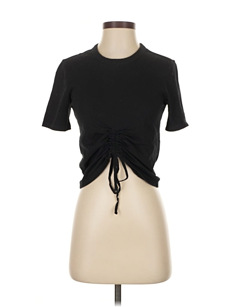 Pre-owned Allsaints Short Sleeve T-shirt In Black