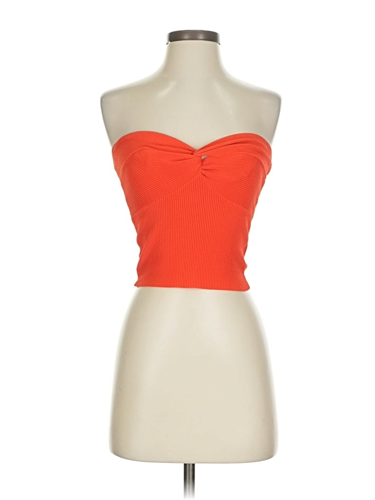 Pre-owned Olivaceous Cardigan Sweater In Orange