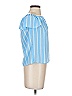 Atmosphere Blue Short Sleeve Blouse Size 0 - photo 4