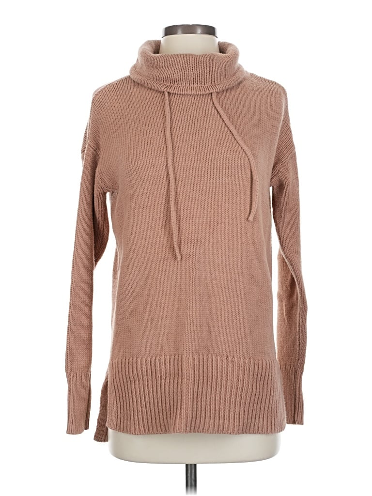 Pre-owned Haven Well Within Turtleneck Sweater In Brown