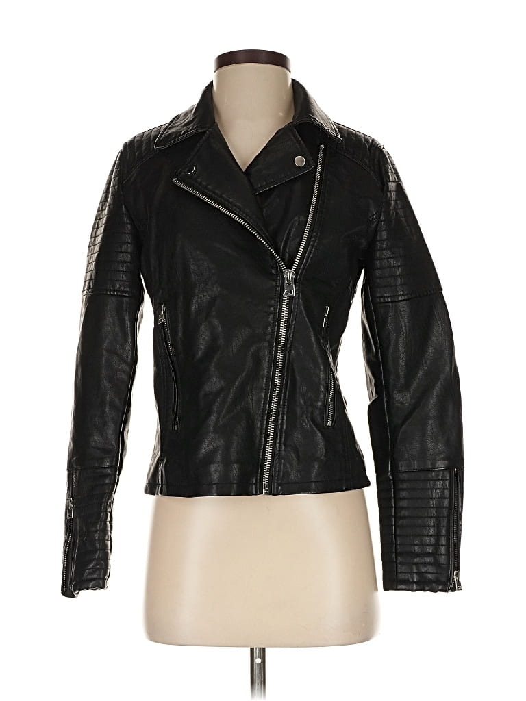 Pre-owned Topshop Jacket In Black