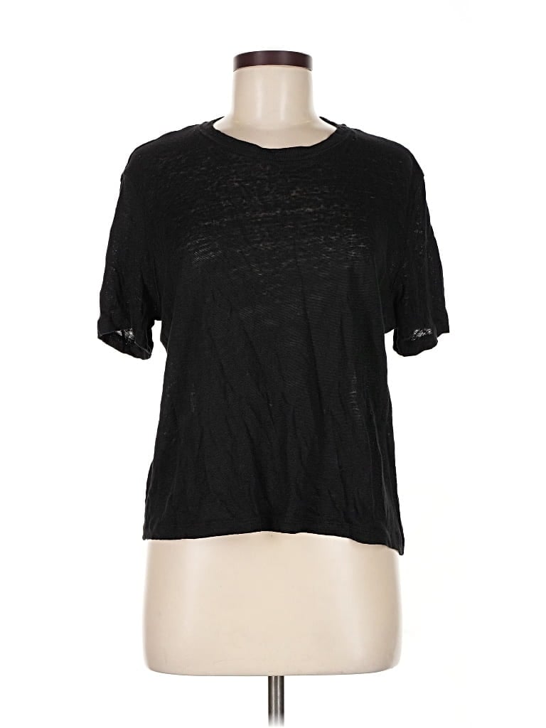 Pre-owned Mng Short Sleeve T-shirt In Black
