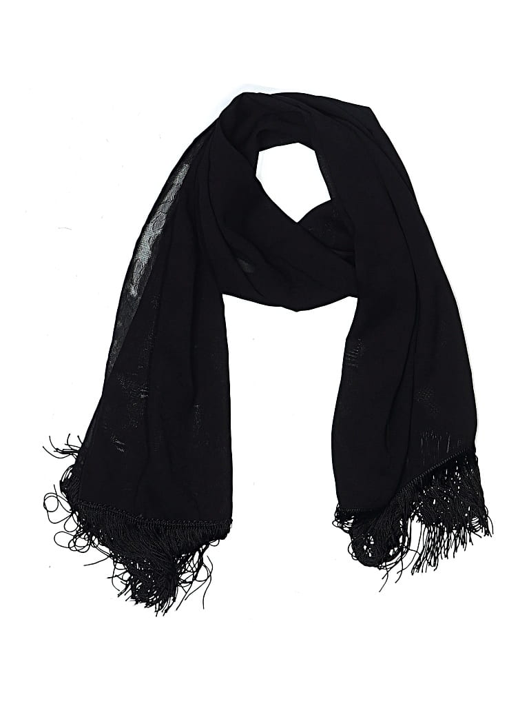 Pre-owned Unbranded Scarf In Black