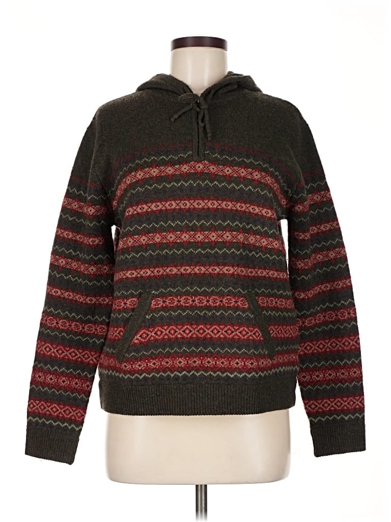 Pre-owned Polo Ralph Lauren Wool Pullover Sweater In Brown