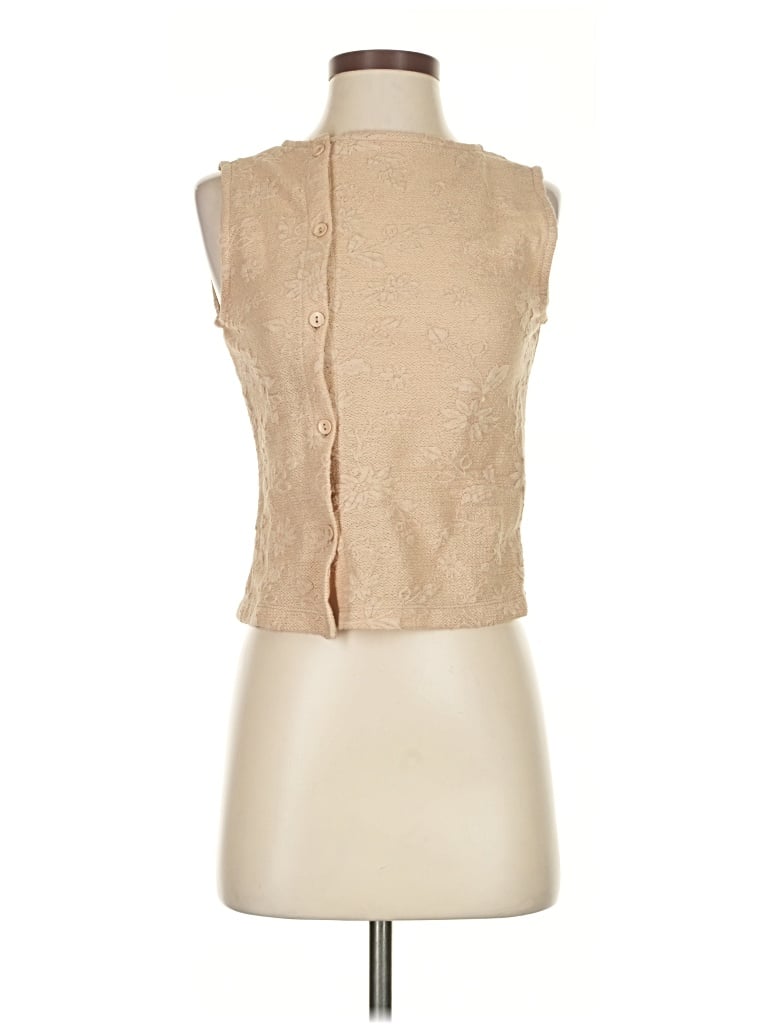 Pre-owned Asos Design Sleeveless Blouse In Brown