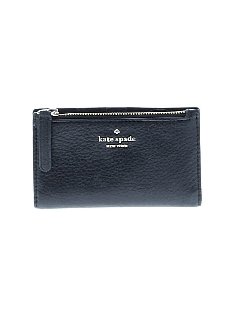 Pre-owned Kate Spade New York Leather Wallet In Black