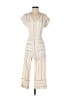 Monteau Tweed Ivory Jumpsuit Size S - photo 1