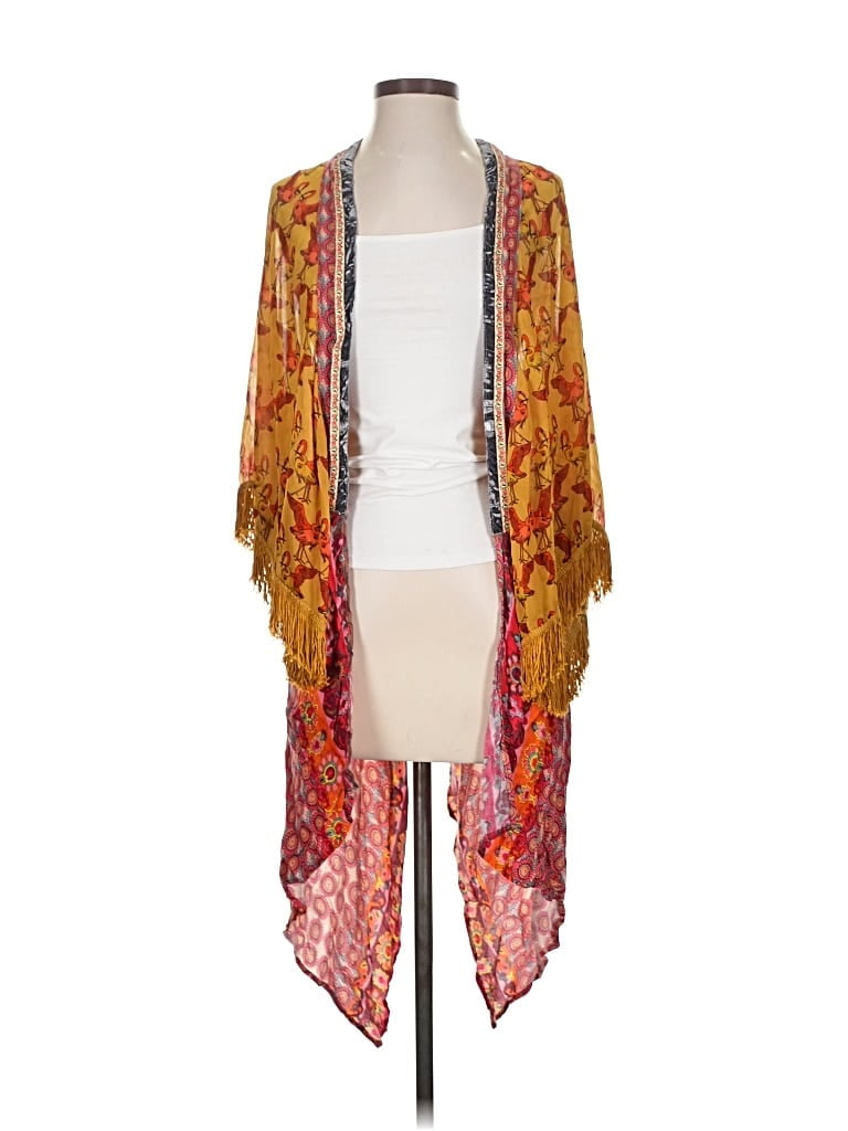 Pre-owned Ivy Jane Kimono In Orange
