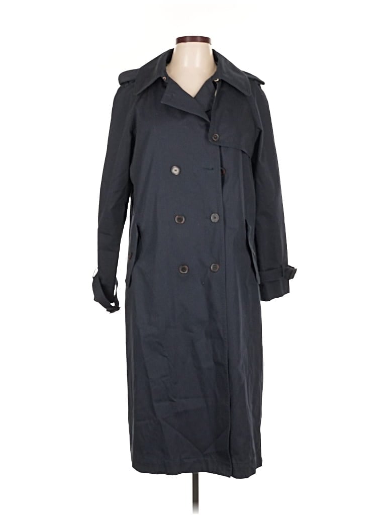 Pre-owned Marc By Marc Jacobs Trenchcoat In Blue