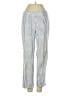 Insight Stripes Silver Casual Pants Size 4 - photo 1