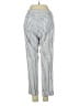 Insight Stripes Silver Casual Pants Size 4 - photo 2