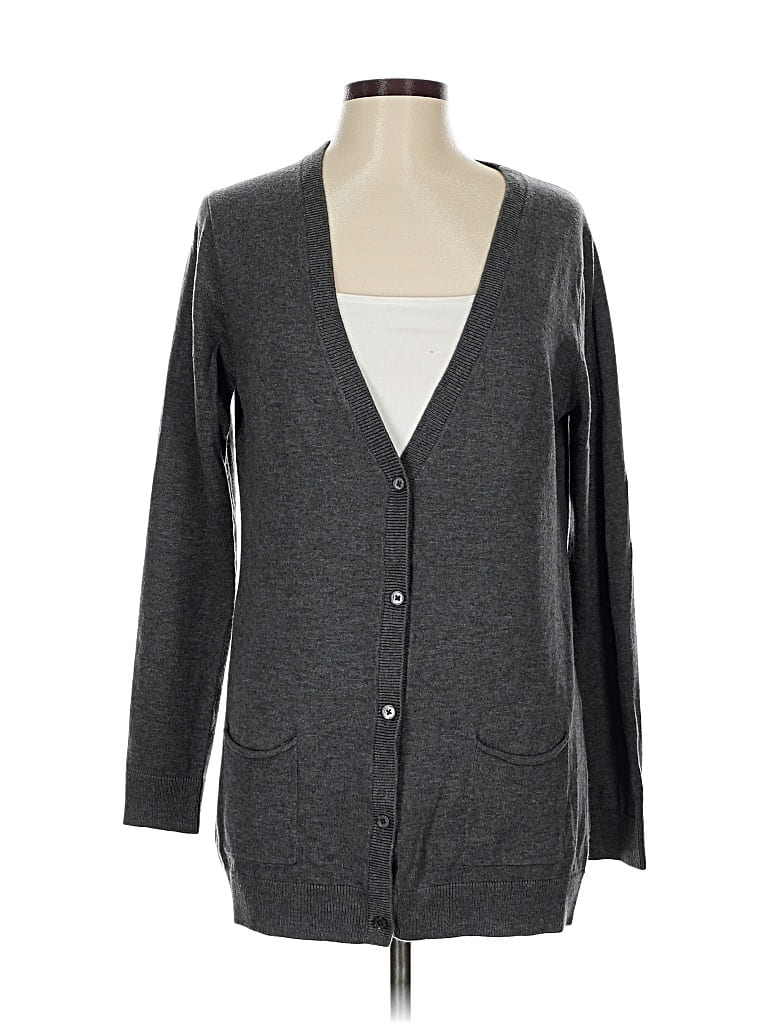 Pre-owned Gap Cardigan Sweater In Gray