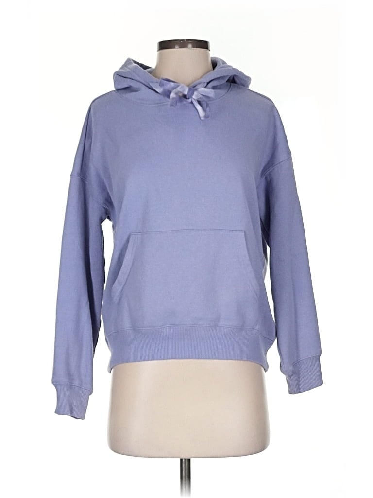 Pre-owned Green Tea Pullover Hoodie In Blue