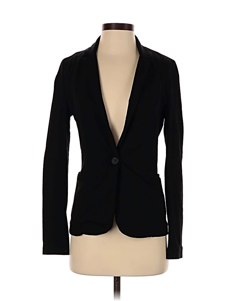 Pre-owned Olivia Moon Blazer Jacket In Black
