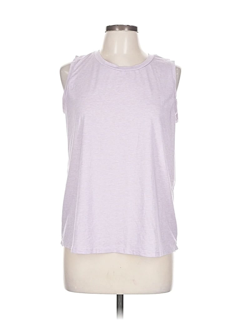 Pre-owned Eddie Bauer Sleeveless T-shirt In Purple
