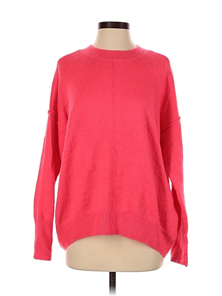 Pre-owned Vince Camuto Pullover Sweater In Red