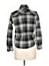 Eddie Bauer 100% Polyester Plaid Gray Cardigan Size 10 - 12 - photo 2