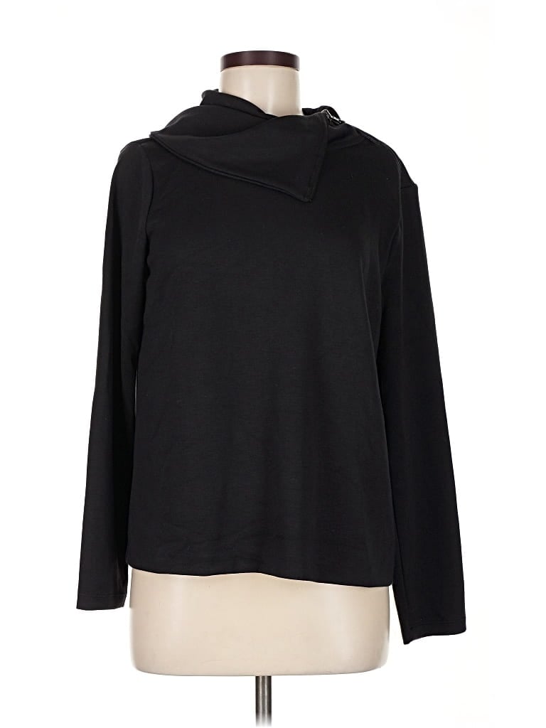 Pre-owned Apt. 9 Long Sleeve Turtleneck In Black