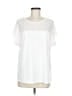 Unbranded White Short Sleeve Blouse Size M (estimated) - photo 1