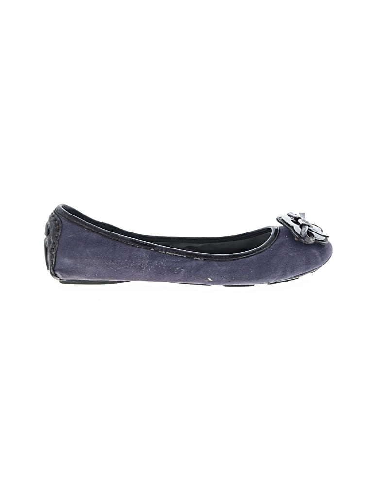 Pre-owned Anne Klein Flats In Purple
