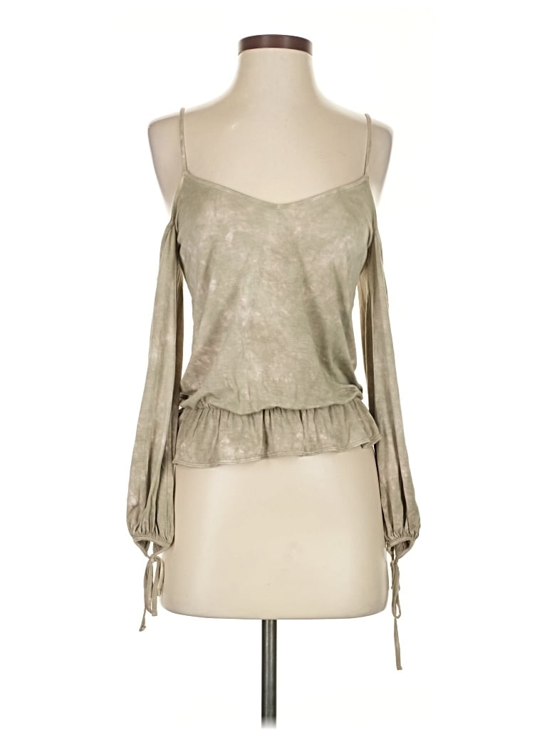 Pre-owned American Eagle Outfitters Sleeveless Blouse In Brown