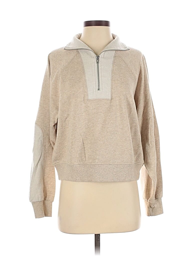 Pre-owned Z Supply Pullover Sweater In Brown