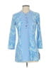 J. McLaughlin Blue 3/4 Sleeve Blouse Size XS - photo 1