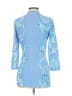 J. McLaughlin Blue 3/4 Sleeve Blouse Size XS - photo 2