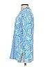 J. McLaughlin Blue 3/4 Sleeve Blouse Size XS - photo 5