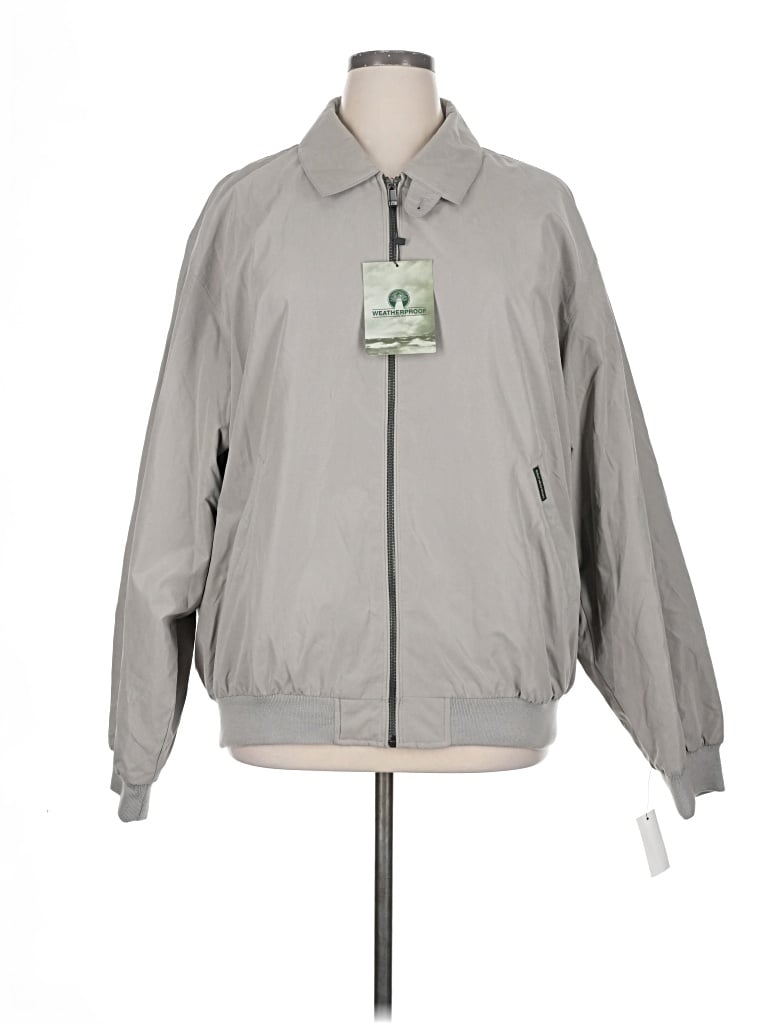 Weatherproof Windbreaker Jacket In Gray