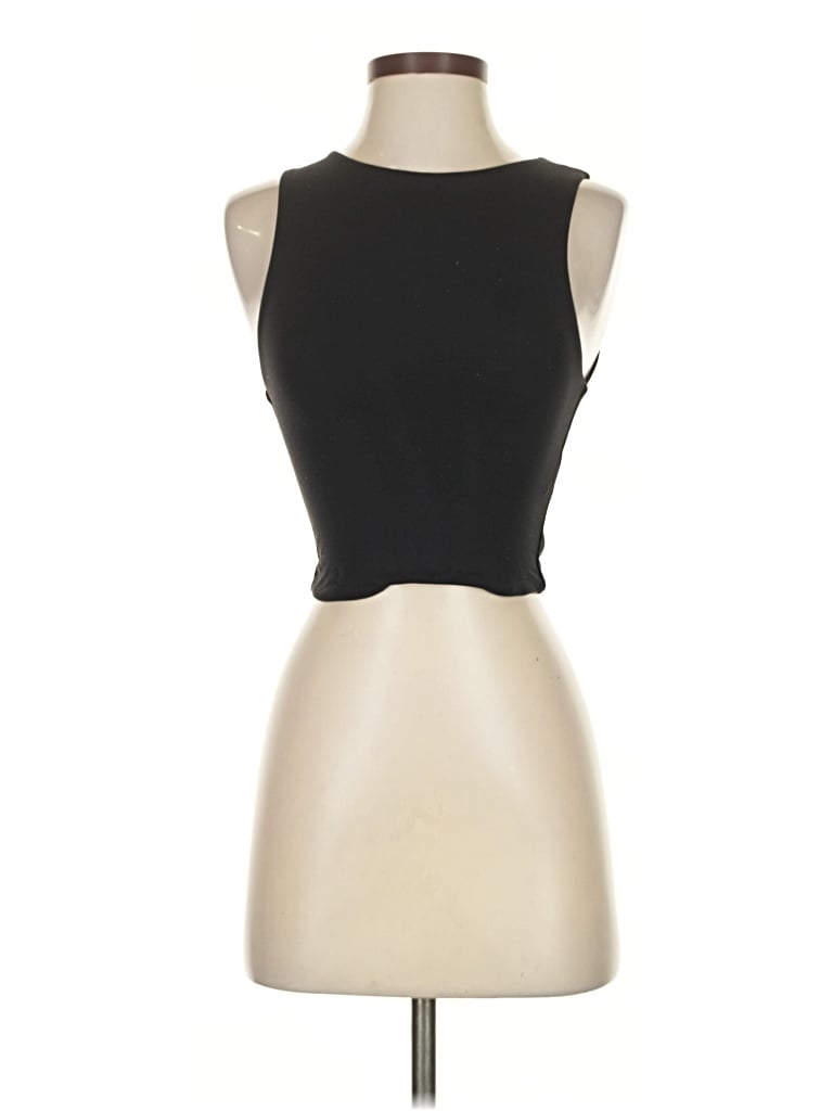 BABATON Pre-owned Tank Top Black Strapless Neckline Tops