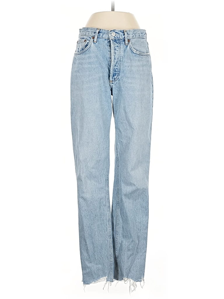 Pre-owned Agolde Jeans In Blue