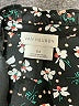 Van Heusen 100% Polyester Floral Black Sleeveless Blouse Size M - photo 7