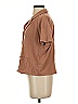 Madewell Brown Short Sleeve Button-Down Shirt Size XXS - photo 5