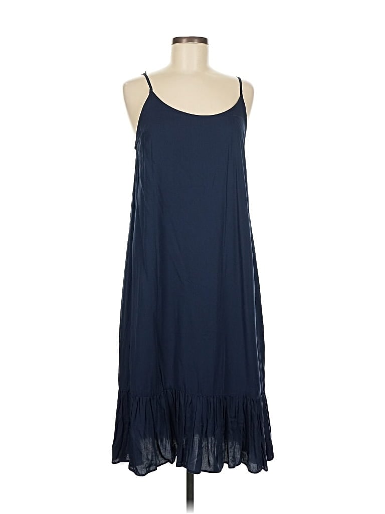 Davi & Dani Casual Dress In Blue