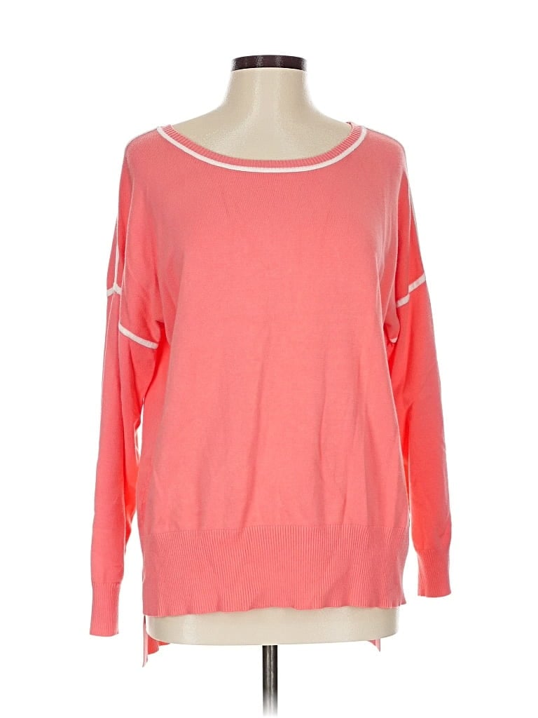 Pre-owned Jones New York Pullover Sweater In Pink