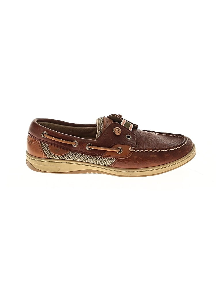 Pre-owned Sperry Top-sider® Flats Brown Shoes