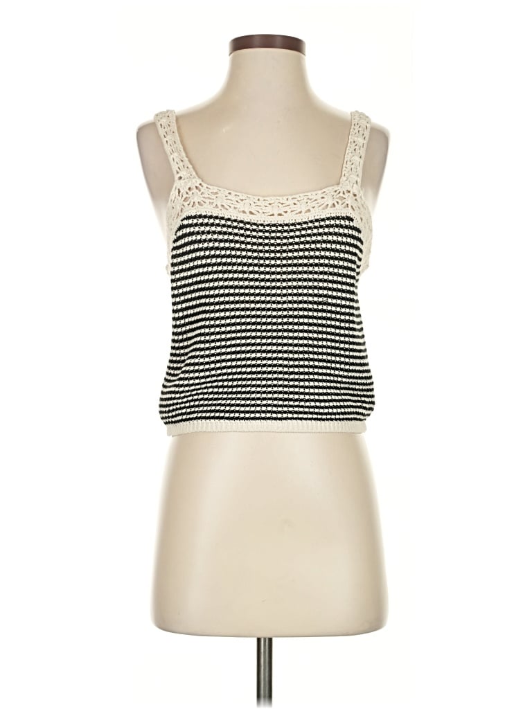 Pre-owned Aerie Tube Top Ivory Strapless Neckline Tops In White