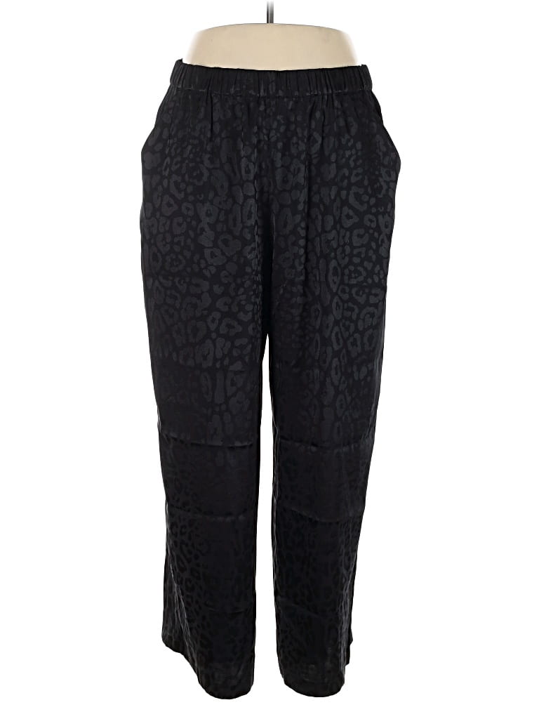 Pre-owned Jm Collection Casual Pants In Black