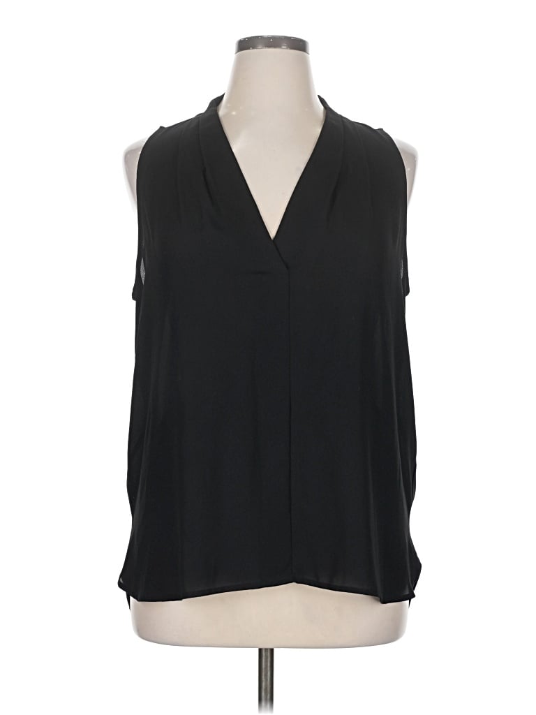 Pre-owned Vince Camuto Sleeveless Blouse In Black