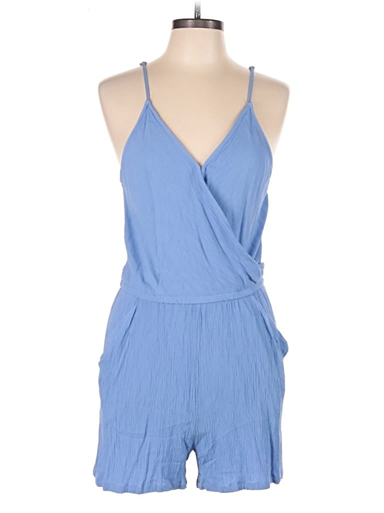 Pre-owned Market & Spruce Romper In Blue