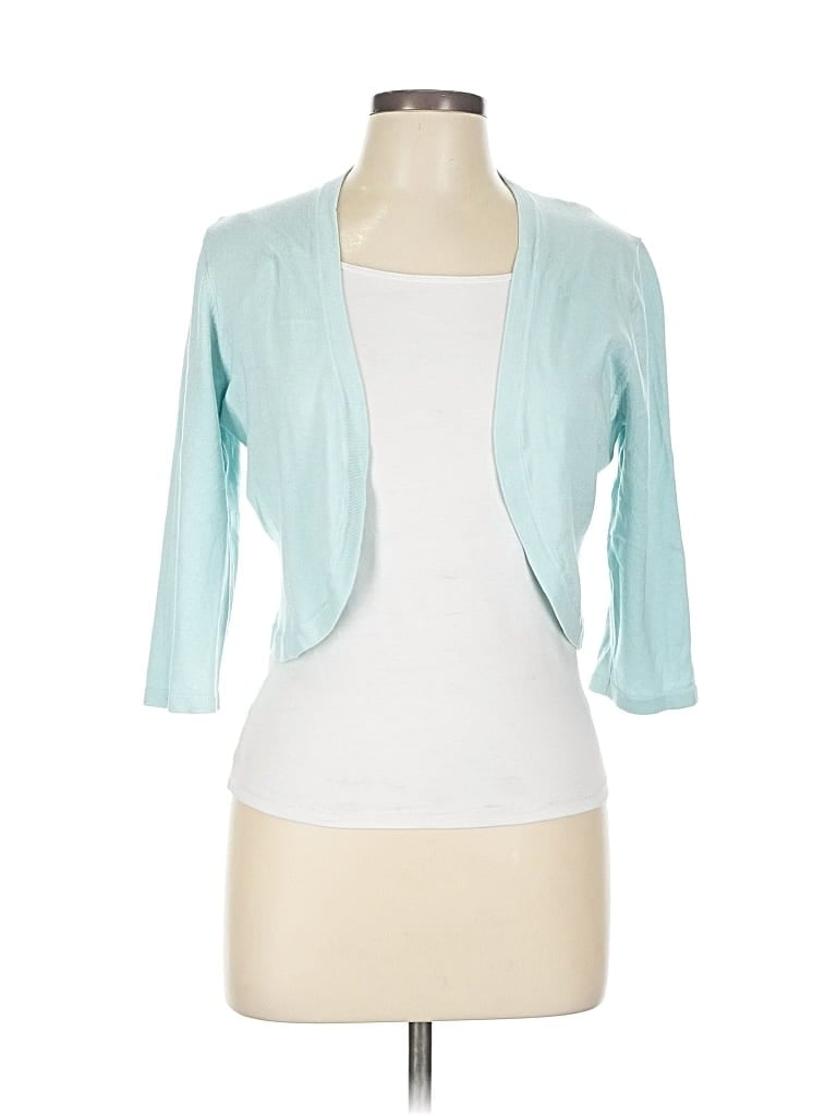 Pre-owned Hobbs London Cardigan Sweater In Blue