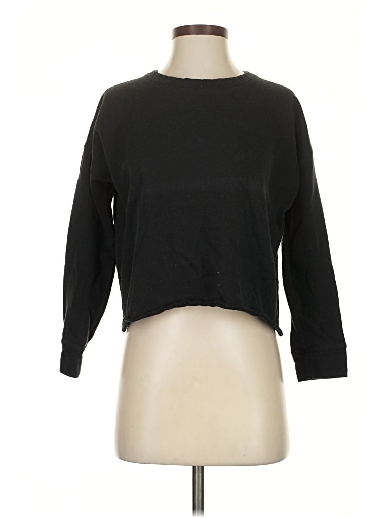 Pre-owned Splendid Pullover Sweater In Black