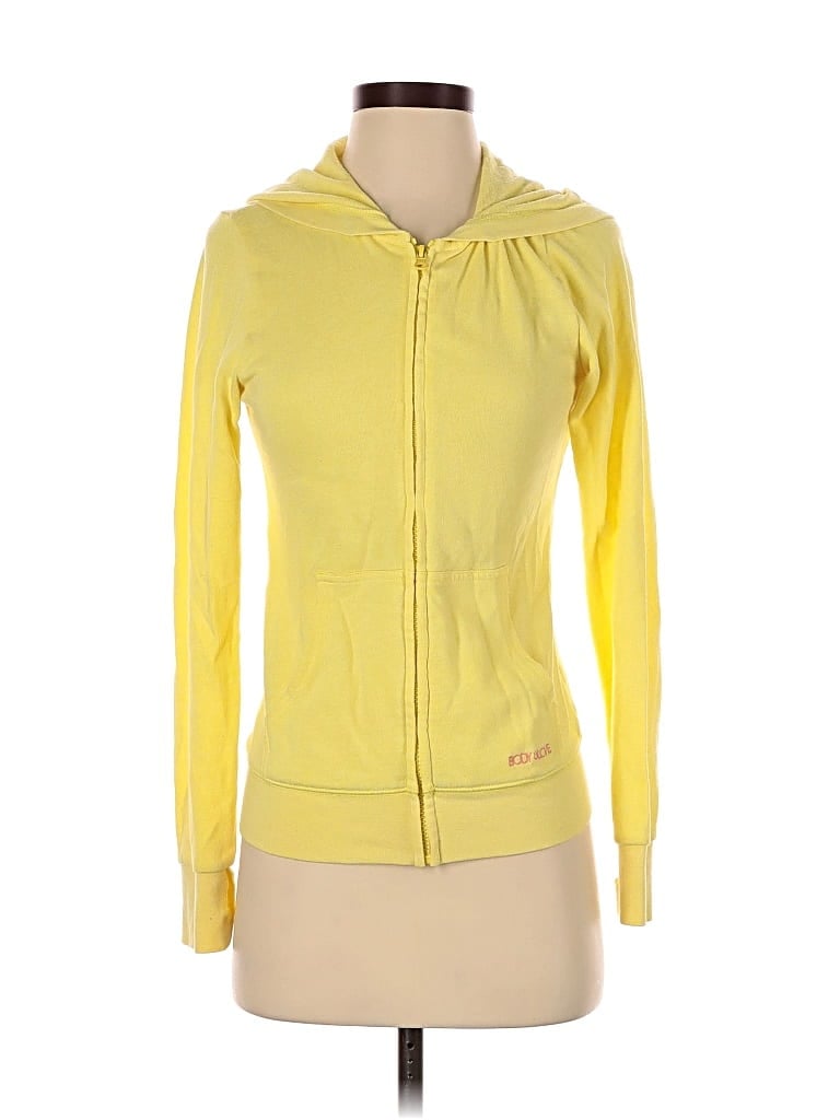 Pre-owned Body Glove Zip Up Hoodie In Yellow