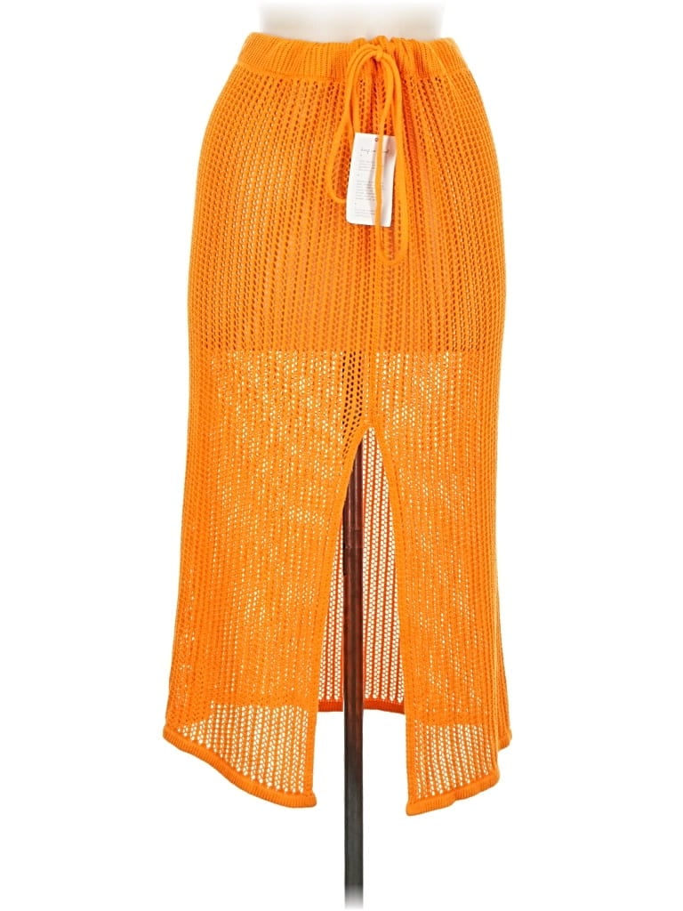 A New Day Casual Skirt In Orange