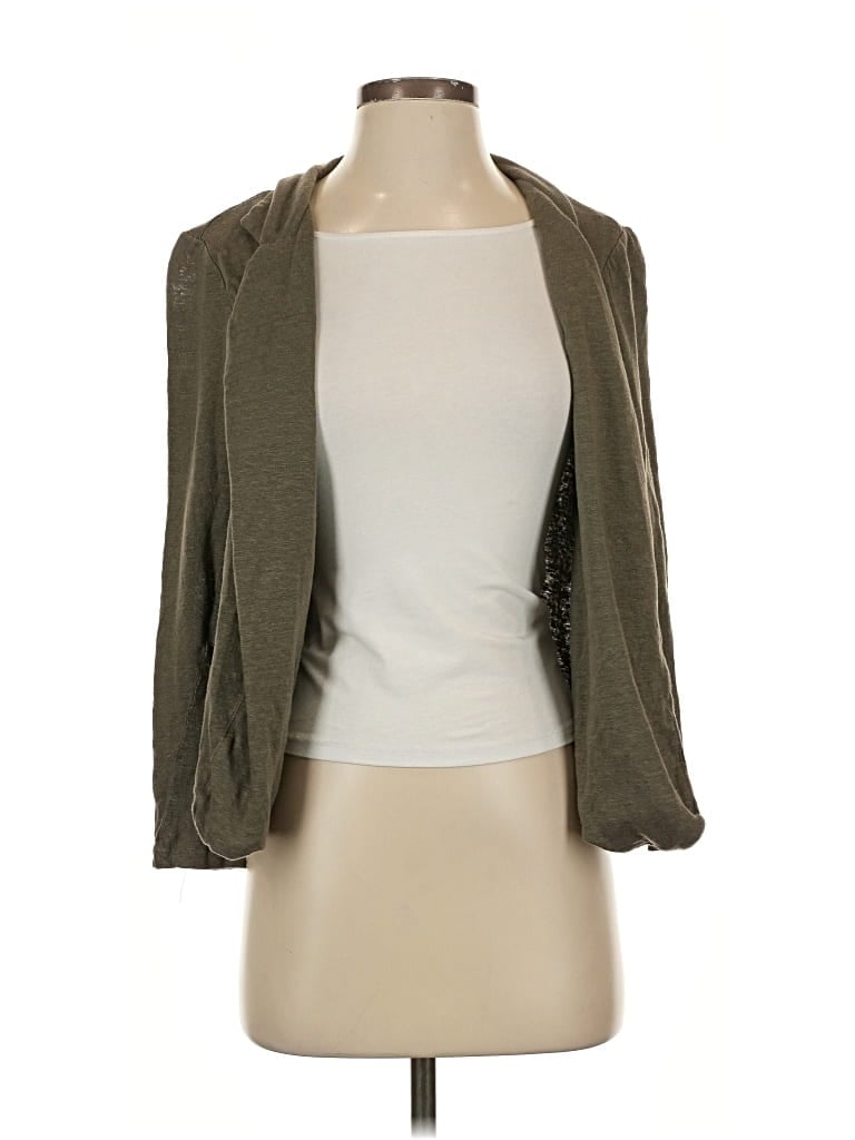 RZ RACHEL ZOE Pre-owned Cardigan Sweater In Green