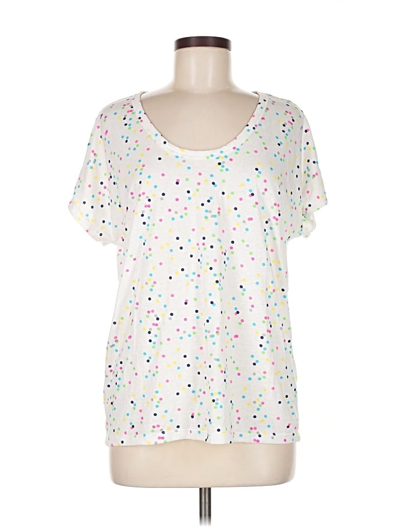 Pre-owned Gap Short Sleeve T-shirt In White