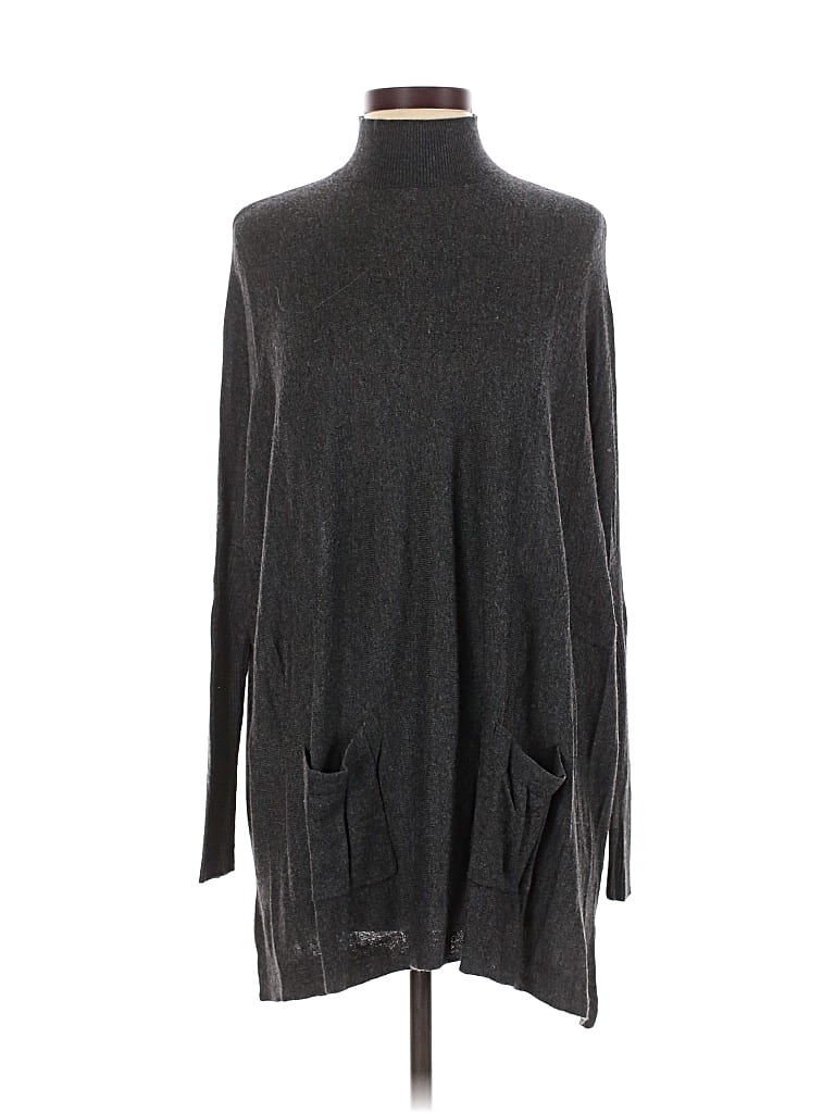 Pre-owned Romeo & Juliet Couture Turtleneck Sweater In Gray