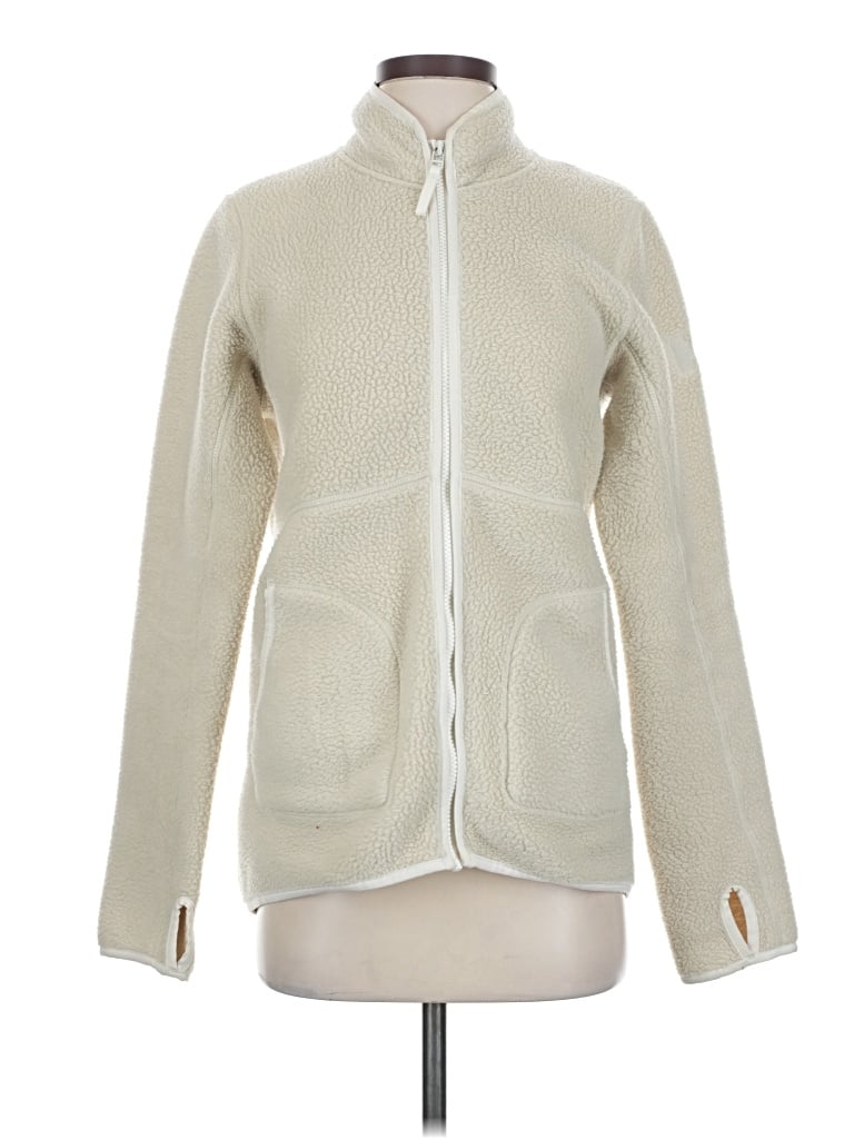 Pre-owned Helly Hansen Fleece Jacket In White